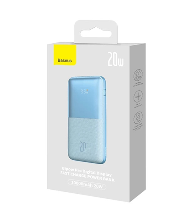 Baseus Bipow Pro Digital Display Fast Charge Power Bank 10000mAh