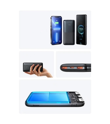 Baseus Bipow Pro Digital Display Fast Charge Power Bank 10000mAh