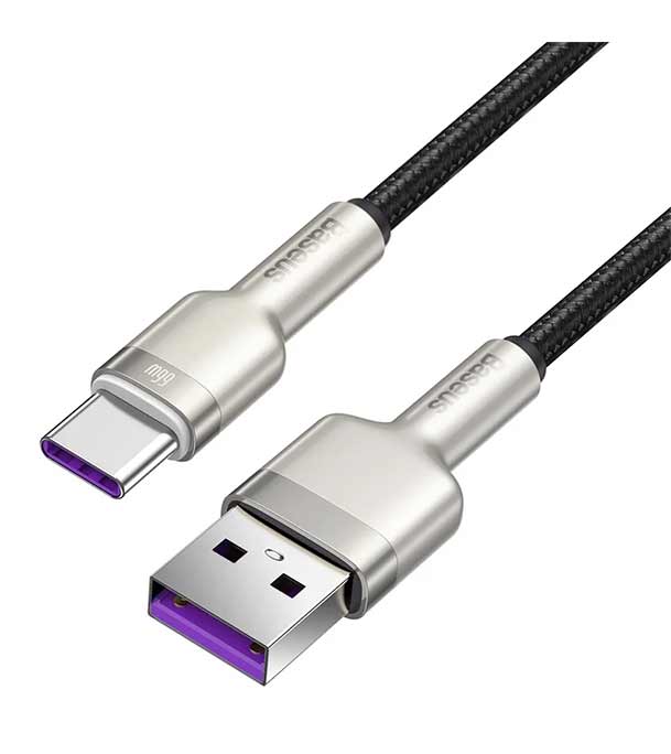 Baseus Cafule Series Metal Data Cable USB to Type-C 66W 0.25m Black
