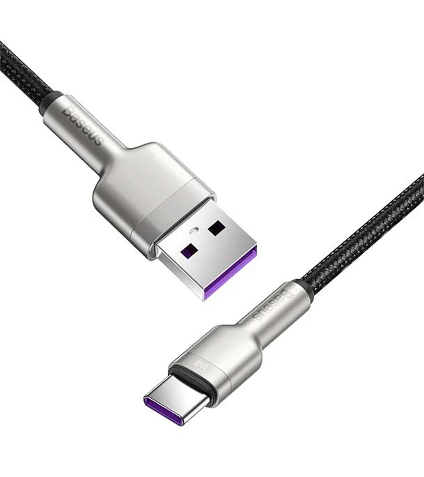Baseus Cafule Series Metal Data Cable USB to Type-C 66W 0.25m Black