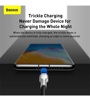 Baseus Cafule Series Metal Data Cable USB to Type-C 66W 0.25m Black