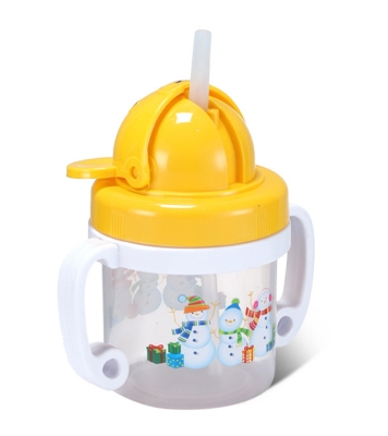 Buy Cute Water Bottle 200 ML - Trans & Pink Online