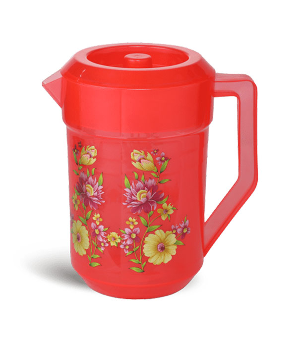 Buy Tulip Jug 3.25L - Trans & Red Online at Best Price