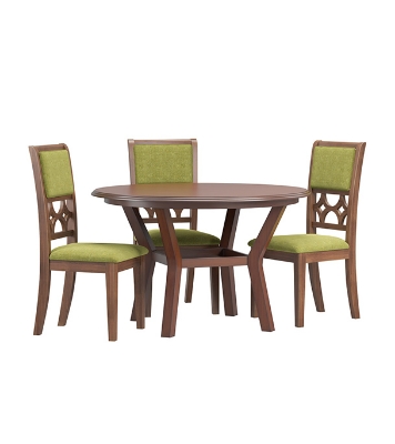 Regal 4 SEATER DINING TABLE- OLIVIA TDH-345-3-1-20 (Dining Table)