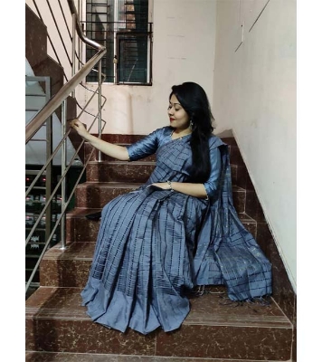 Tangail Jhum Silk Taat Sharee