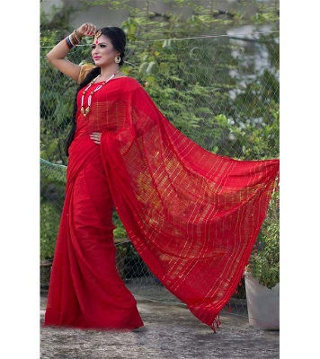 Tangail Jhum Silk Taat Sharee