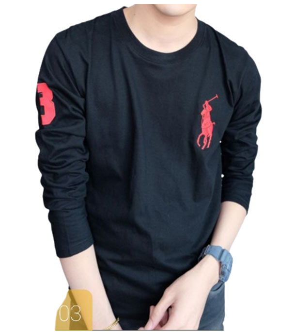Picture of  Premium Quality  Winter Cotton Full Sleeve T- Shirt