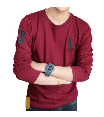 Picture of  Premium Quality  Winter Cotton Full Sleeve T- Shirt
