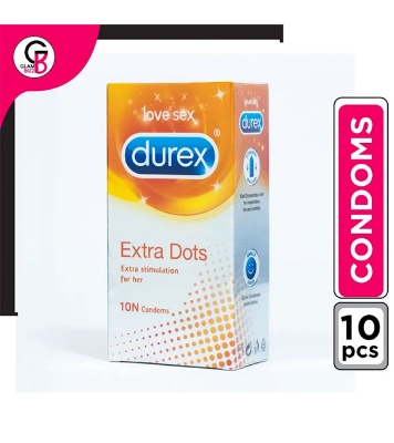 Buy DUREX Extra Dots 10 Condoms India at Best Price In Bangladesh