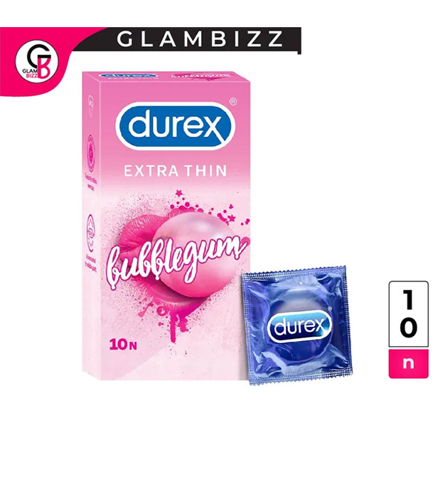 Buy DUREX Extra Thin Bubblegum 10 Condoms India at Best Price In Bangladesh