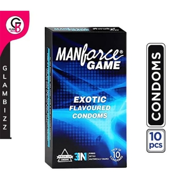 Buy MANFORCE Game Exotic Flavoured Condoms 10pcs India at Best Price In Bangladesh