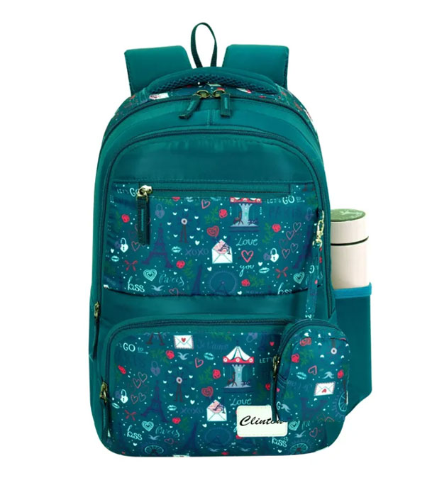 Espiral CLINTON Herschel Kids Heritage Backpack for Teenager School Bag Baby Cartoon Backpack Boys Girls Stitch Laptop Travel Bags (17") 