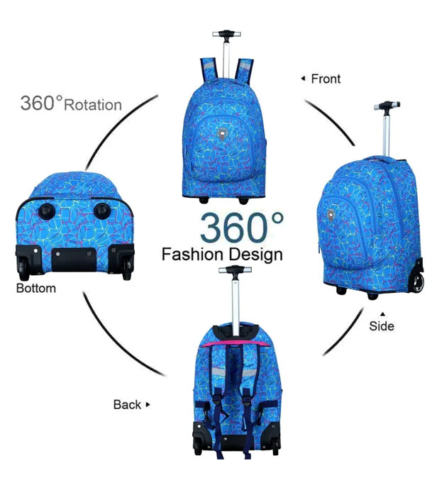 Large 35 L Laptop Backpack 35 L Laptop Casual/Office Travel Trolley Backpack For Men and Women-Black