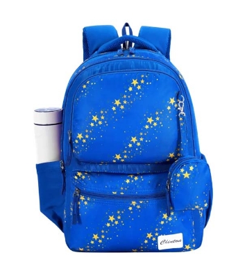 Shiny Star Print Children School Bags For Kids Satchel Primary Orthopedic Backpacks Angle Book Schoolbag with Coin Purse 