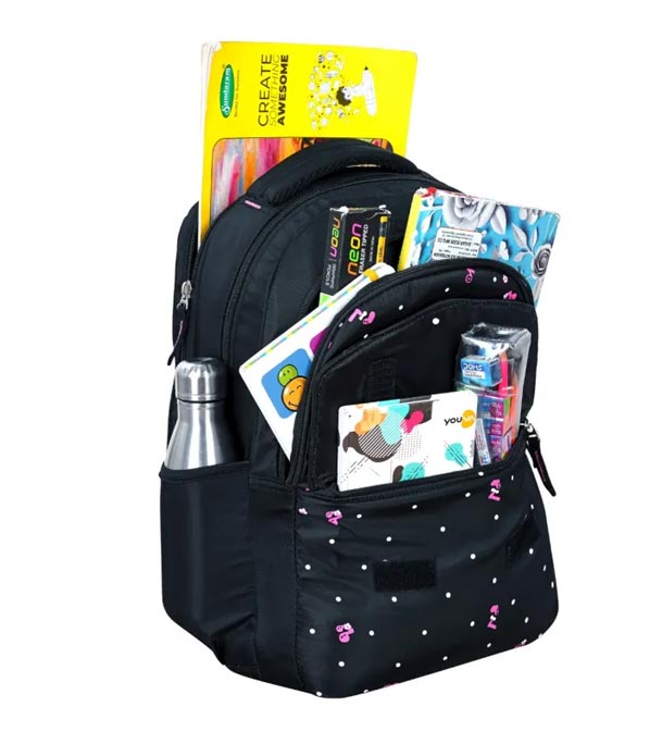 Espiral CLINTON Fashionable Cute Stitch Backpack for Teenager School Bag Baby Cartoon Backpack Boys Girls Stitch Laptop Travel Bags (Hight 17") 