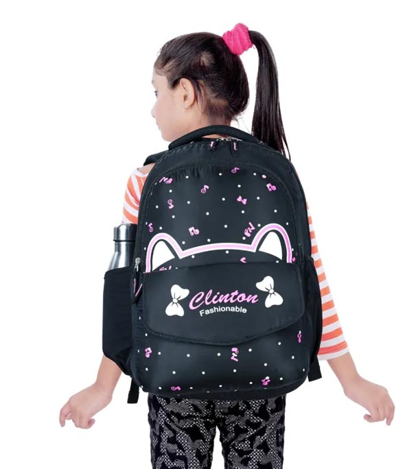 Espiral CLINTON Fashionable Cute Stitch Backpack for Teenager School Bag Baby Cartoon Backpack Boys Girls Stitch Laptop Travel Bags (Hight 17") 