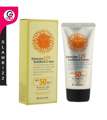 Buy 3W CLINIC Intensive UV Sunblock Cream SPF50+ PA+++ 70ml at Best Price In Bangladesh	