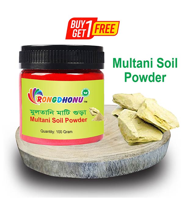 Buy Rongdhonu Multani Mud Powder (মুলতানি মাটি গুড়া) -100gm Online at Best Price