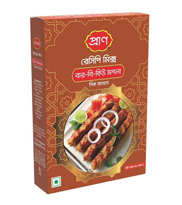 Buy PRAN Sheekh Kabab BBQ Mix 50g Online at Best Price