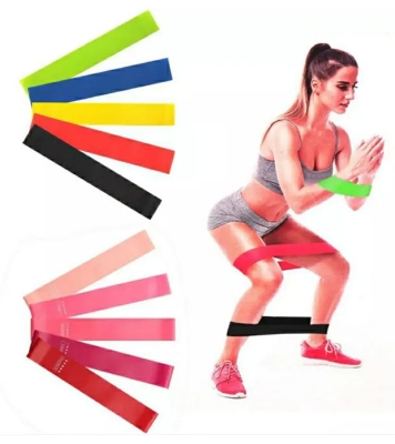 5Pieces Resistance Bands Skin Friendly Resistance