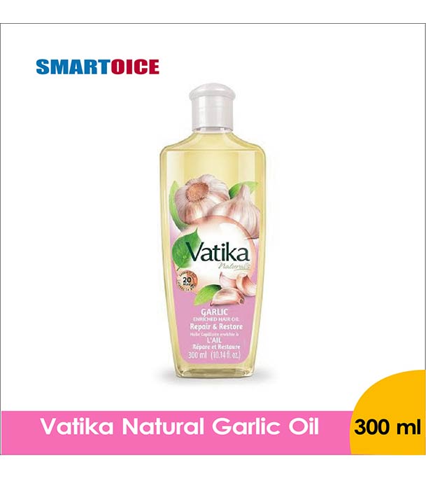 Vatika Naturals Garlic Enriched Hair Oil 300ml (Dubai)
