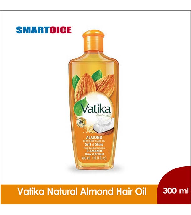 Vatika Naturals Almond Enriched Hair Oil  300ml (Dubai)