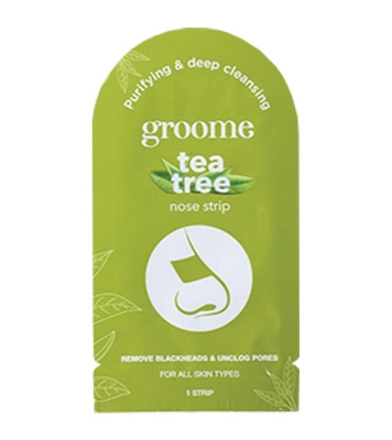 Groome Tea Tree Purifying & Deep Cleansing Nose Strips (Monthly Pack) 6Pcs