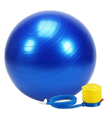 Gym Exercise Ball with Pumper For Body Fitness yoga Ball (75 cm)- Premium Quality