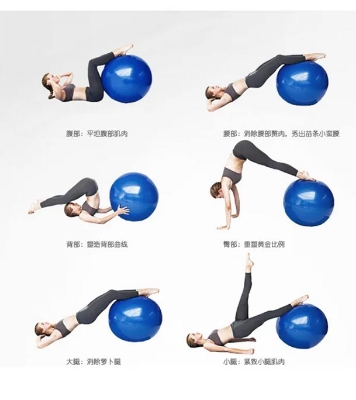 Gym Exercise Ball with Pumper For Body Fitness yoga Ball (75 cm)- Premium Quality