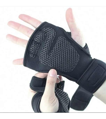 Picture of Workout Gloves with Wrist Support for Gym Workouts, Pull Ups Gym & Fitness Gloves