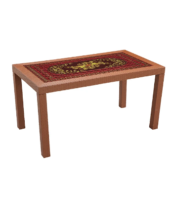 Buy Caino Dinner Table 6 Seat P/L Print Majesty - EB Online at Best Price