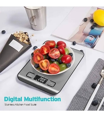 Cimiva Stainless Steel Kitchen Scale 5Kg 10Kg Kitchen Scale Food Mini Jewelry Said