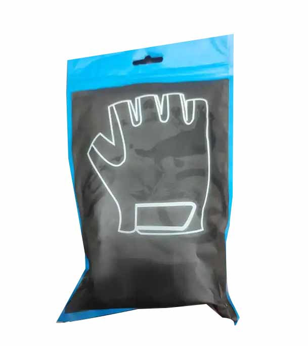 Picture of 1pair Fitness Gloves Blue/Black Half For Gym And Sports