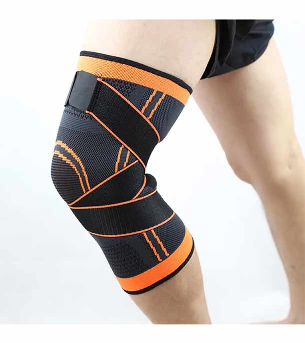 Picture of 1PC Sports Kneepad Men Pressurized Elastic Bandage Knee Pads Support Fitness Gear Basketball Volleyball football Brace Protector