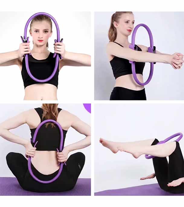 Picture of Yoga Pilates Circle Gymnastic Aerobic Exercise Fitness Stretch Resistance Ring