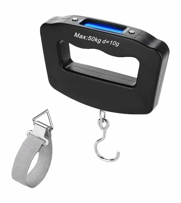 Portable Electronic Weight Scale - Black