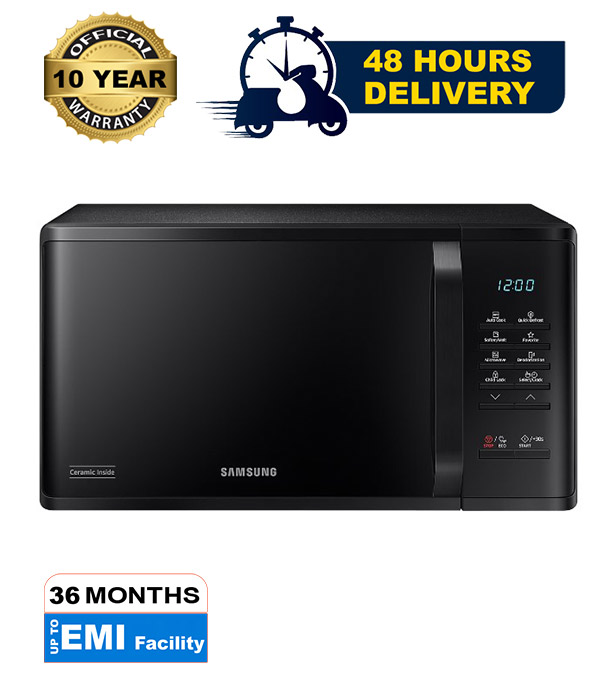 Buy Samsung Solo 23 Liter Microwave Oven with Ceramic Enamel Cavity (MS23K3513AK/D2) at Best Price in Bangladesh	