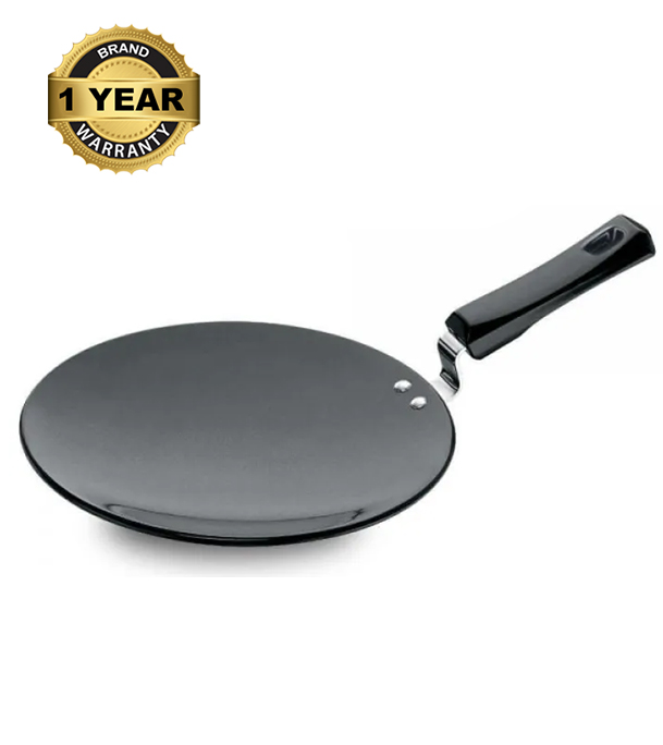 Buy Futura Hard Anodised Flat Roti Tawa, Diameter 26 cm Thickness 6.35 mm Black at Best Price In Bangladesh