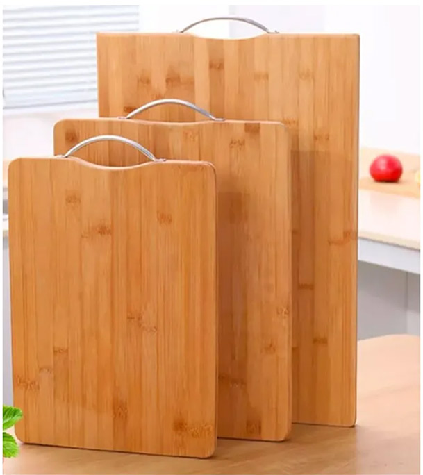 Buy Bamboo Cutting And  Chopping  Board With Stainless Steel Handle at Best Price In Bangladesh