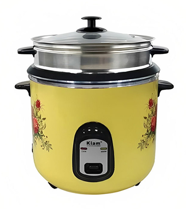 Buy Kiam 2.8 liter Stainless Steel + Non-Stick Double Pot Rice Cooker (SFB-5704) at Best Price In Bangladesh 