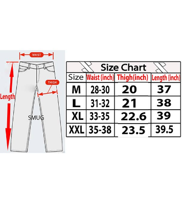 Buy SMUG Stylish Trouser (China) Spandex Fabric - Soft Comfortable Navy Blue Online at Best Price