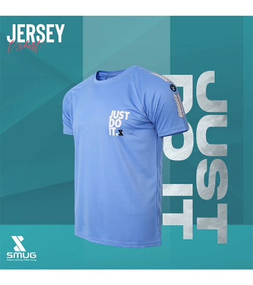 Picture of SMUG Exclusive T-shirt Fabric soft and comfortable - Sky Blue - T Shirt For Man