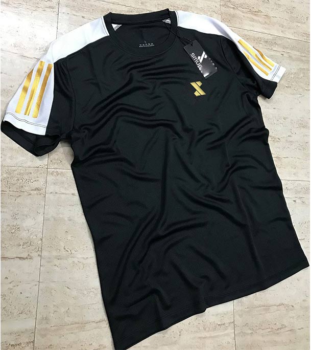 Picture of SMUG Premium Contrast T-shirt Fabric soft and comfortable - T Shirt For Man Black