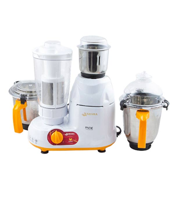 Buy Sahara PRIDE 750W 4-In-1 Blender & Grinder Yellow at Best Price In Bangladesh 