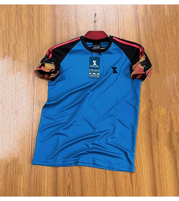 Picture of SMUG Premium Contrast Stylish T-shirt Fabric soft and comfortable