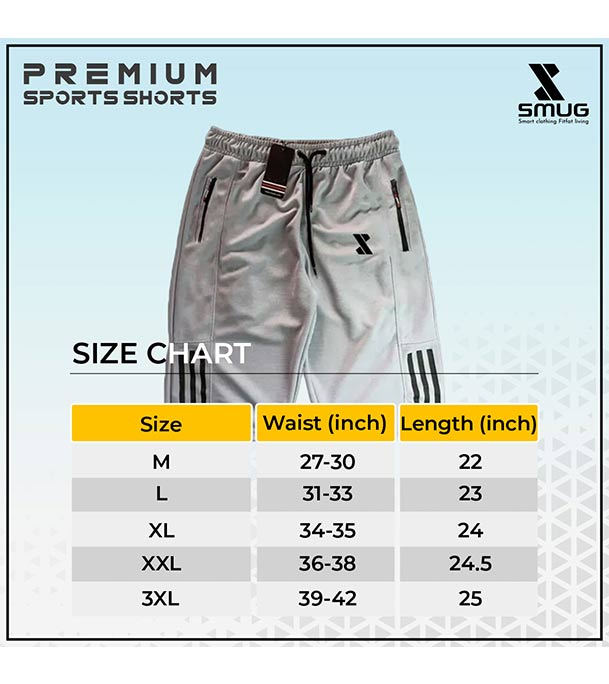 Picture of SMUG Premium Sports Shorts - Soft and Comfortable - Contrast