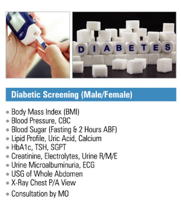 Buy Diabetic Screening (Male/ Female): Adults Online