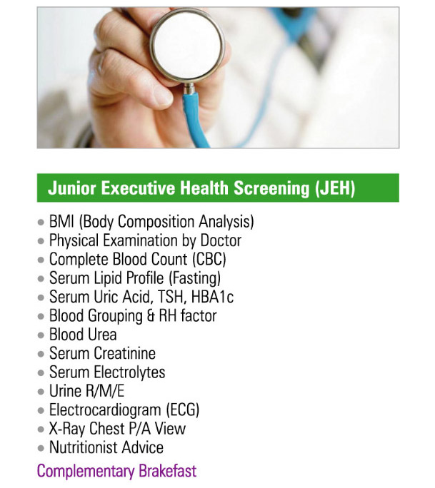 Buy Junior Executive Health Screening(JEH) Online