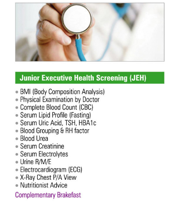 Buy Junior Executive Health Screening(JEH) Online