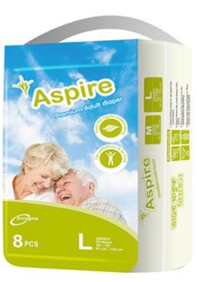 Picture of Aspire Premium Adult Diaper L Size 8pcs